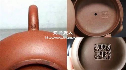 紫砂壺壺把上沒有刻章是不是假的