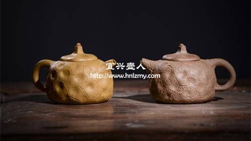 段泥紫砂壺泡養(yǎng)后顏色對比圖