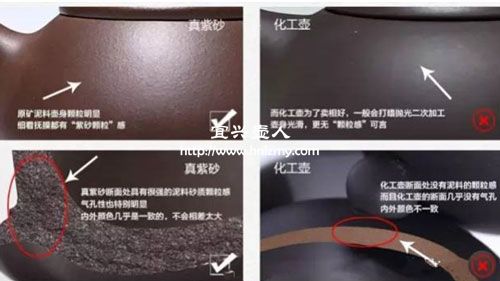 鑒別化工壺紫砂壺圖解