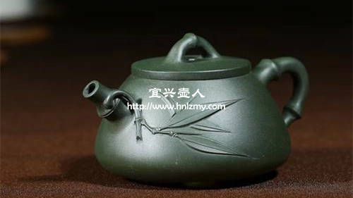 墨綠泥紫砂壺示意圖