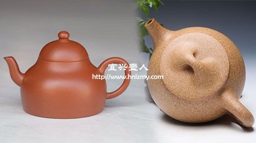 朱泥壺和段泥壺對比