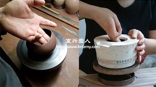 全手工壺和半手工壺制作對比