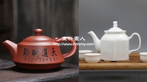 紫砂壺和陶瓷壺的對比