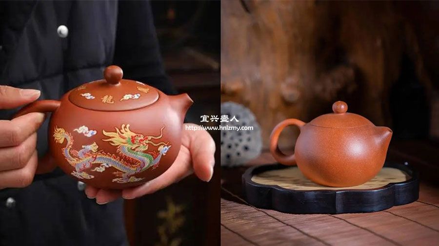 不同的人做的西施壺不同