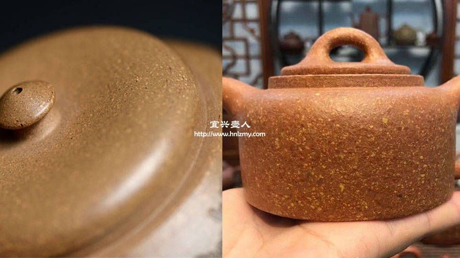 紫砂壺粗砂和細(xì)砂的對(duì)比