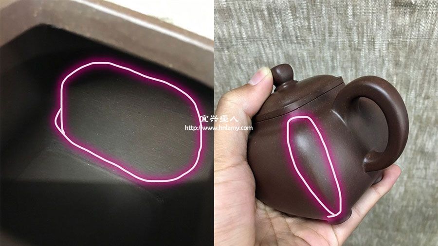 方形紫砂壺全手工痕跡分辨