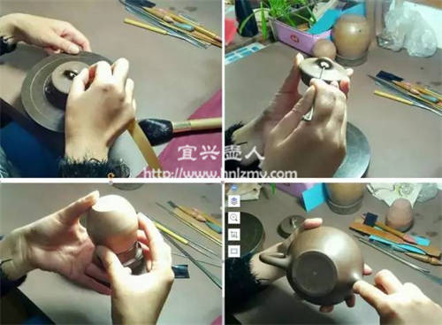 壺蓋細(xì)節(jié)的處理