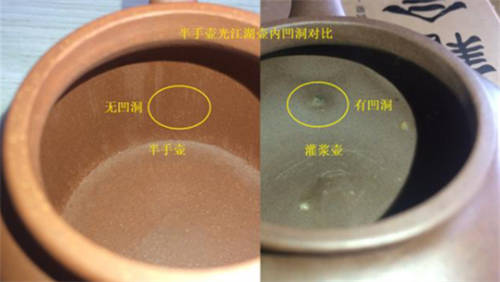 灌漿壺內壁凹坑的圖解