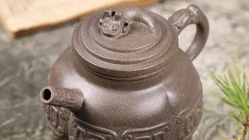 青灰段泥紫砂壺泡養好的效果